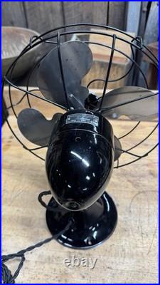 Vintage Emerson Fan Oscillating Bullet Back 2450-D Working