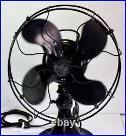 Vintage Emerson Type 73646 12 Oscillating Desk Fan 4 Blade St. Louis Works