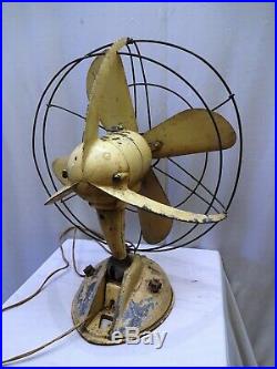 Vintage Ercole Marelli Fans 1950S Antique Table Fan Electric Italy Rare Collec
