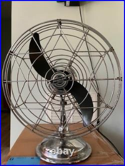 Vintage FRESH'ND AIR CIRCULATOR 3 SPEED Pull Chain Desk Fan 1700 Works Great 17