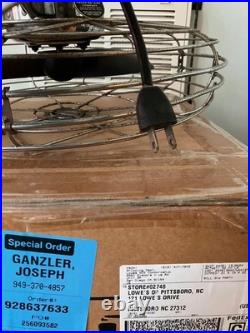 Vintage FRESH'ND AIR CIRCULATOR 3 SPEED Pull Chain Desk Fan 1700 Works Great 17