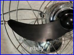 Vintage FRESH'ND AIR CIRCULATOR 3 SPEED Pull Chain Desk Fan 1700 Works Great 17