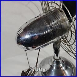 Vintage FRESH'ND AIR Circulator Fan Model 1700 Chrome 3-Speed 17 Blade Works