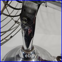 Vintage FRESH'ND AIR Circulator Fan Model 1700 Chrome 3-Speed 17 Blade Works