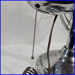 Vintage FRESH'ND AIR Circulator Fan Model 1700 Chrome 3-Speed 17 Blade Works