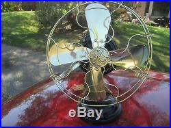 Vintage Fan Antique Fan Generial Electric Vintage Ge Fan Brass Blade Fan Old Fan