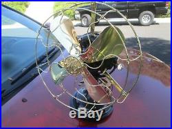 Vintage Fan Antique Fan Generial Electric Vintage Ge Fan Brass Blade Fan Old Fan