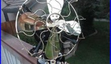 Vintage Fan Antique Westinghouse Fan Tank Fan Brass Blade Fan Westinghouse Fan