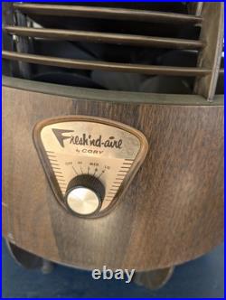 Vintage Fresh'nd Aire by Cory Black Hassock Fan With Variable Speed
