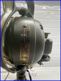 Vintage GE 6 Blade Brass Cage Rare 13 2-Star Fan Nicely Restored Vintage GE 6 Blade Brass Cage Rare 13 2-Star Fan Nicely Restored
