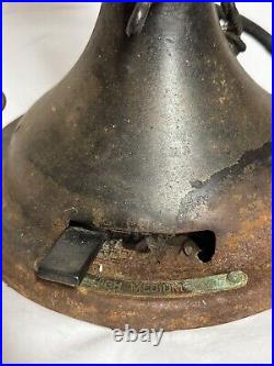 Vintage GE 6 Blade Brass Cage and Fan with Handle-Works-13 Vintage GE 6 Blade Brass Cage and Fan with Handle-Works-13