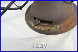 Vintage GE Brass Blade 3 Speed Electric Fan General Electric Working for Parts