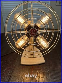 Vintage GE Fan Lamp Antique Man Cave Lighting Custom Made