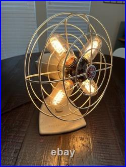 Vintage GE Fan Lamp Antique Man Cave Lighting Custom Made