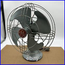 Vintage GE General Electric 3-Speed Vortalex Oscillating Table Fan FM12V41 Rare Vintage GE General Electric 3-Speed Vortalex Oscillating Table Fan FM12V41 Rare