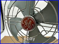 Vintage GE General Electric 3-Speed Vortalex Oscillating Table Fan FM12V41 Rare Vintage GE General Electric 3-Speed Vortalex Oscillating Table Fan FM12V41 Rare