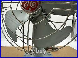 Vintage GE General Electric 3-Speed Vortalex Oscillating Table Fan FM12V41 Rare Vintage GE General Electric 3-Speed Vortalex Oscillating Table Fan FM12V41 Rare