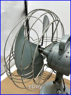 Vintage GE General Electric 3-Speed Vortalex Oscillating Table Fan FM12V41 Rare Vintage GE General Electric 3-Speed Vortalex Oscillating Table Fan FM12V41 Rare
