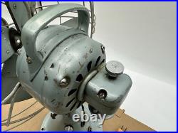 Vintage GE General Electric 3-Speed Vortalex Oscillating Table Fan FM12V41 Rare Vintage GE General Electric 3-Speed Vortalex Oscillating Table Fan FM12V41 Rare