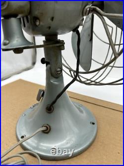 Vintage GE General Electric 3-Speed Vortalex Oscillating Table Fan FM12V41 Rare Vintage GE General Electric 3-Speed Vortalex Oscillating Table Fan FM12V41 Rare