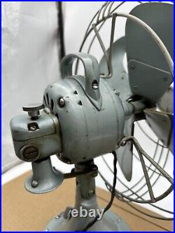 Vintage GE General Electric 3-Speed Vortalex Oscillating Table Fan FM12V41 Rare Vintage GE General Electric 3-Speed Vortalex Oscillating Table Fan FM12V41 Rare