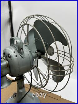 Vintage GE General Electric 3-Speed Vortalex Oscillating Table Fan FM12V41 Rare Vintage GE General Electric 3-Speed Vortalex Oscillating Table Fan FM12V41 Rare