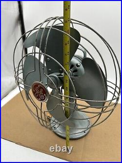 Vintage GE General Electric 3-Speed Vortalex Oscillating Table Fan FM12V41 Rare Vintage GE General Electric 3-Speed Vortalex Oscillating Table Fan FM12V41 Rare