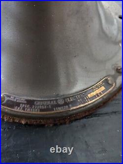 Vintage GE General Electric Vortalex 16 3 Speed Fan FM10V21 Tested Clean