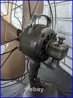 Vintage GE General Electric Vortalex 16 3 Speed Fan FM10V21 Tested Clean