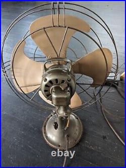 Vintage GE General Electric Vortalex 16 3 Speed Fan FM10V21 Tested Clean
