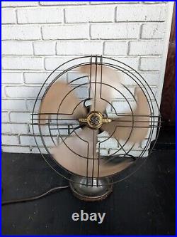 Vintage GE General Electric Vortalex 16 3 Speed Fan FM10V21 Tested Clean