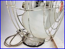 Vintage GE General Electric Vortalex 16 3 Speed Metal Cage Oscillating Fan