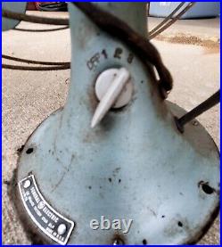Vintage GE General Electric Vortalex 16 3 Speed Oscillating Fan WORKING