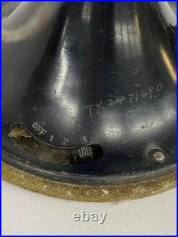 Vintage GE General Electric Vortalex Metal Desk Fan Model 78X191 Made in USA