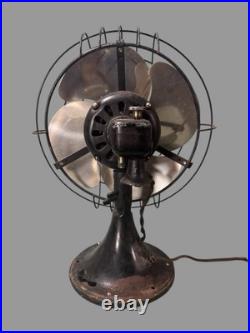Vintage GE Retro Art Deco 4 Blade Electric Table Fan