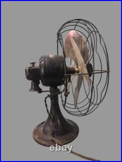 Vintage GE Retro Art Deco 4 Blade Electric Table Fan