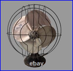 Vintage GE Retro Art Deco 4 Blade Electric Table Fan
