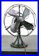 Vintage_GE_industrial_Fan_Oscillating_12_blades_with_brass_badge_green_PARTS_01_ph