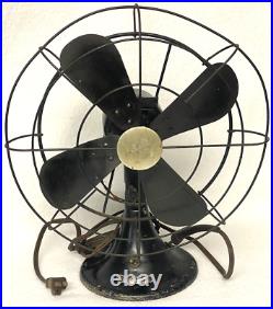 Vintage Ge 95x539 Desk Fan, Table Top, Steel, Afa65, Spec. 273082-1, Project, Antique