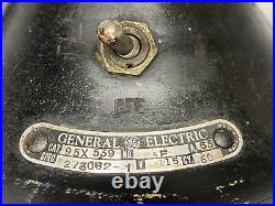 Vintage Ge 95x539 Desk Fan, Table Top, Steel, Afa65, Spec. 273082-1, Project, Antique