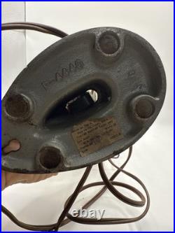 Vintage Ge Polar Cub Brass Electric Desk Fan 6 P-4440 Original Sticker On Base