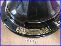 Vintage General Electric 12 Inch Brass Blade Fan Restored