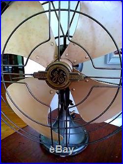 Vintage General Electric 16 VORTALEX ART DECO OSCILLATING FAN STEAMPUNK Vintage General Electric 16 VORTALEX ART DECO OSCILLATING FAN STEAMPUNK