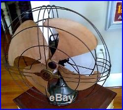 Vintage General Electric 16 VORTALEX ART DECO OSCILLATING FAN STEAMPUNK Vintage General Electric 16 VORTALEX ART DECO OSCILLATING FAN STEAMPUNK