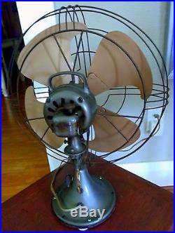 Vintage General Electric 16 VORTALEX ART DECO OSCILLATING FAN STEAMPUNK Vintage General Electric 16 VORTALEX ART DECO OSCILLATING FAN STEAMPUNK