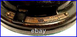 Vintage General Electric 3 Speed Oscillating Fan, Brass Blades Model Works