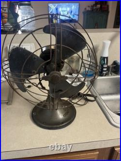 Vintage General Electric Fan GE Vortalex Oscillating Tested And Works