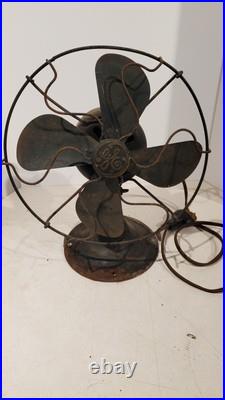 Vintage General Electric GE Fan with Cage Style Guard