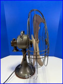 Vintage General Electric GE Vortalex 16 Oscillating Desk Fan 3 Speed FM16V1