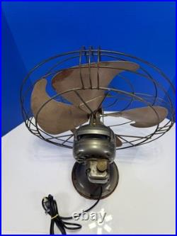 Vintage General Electric GE Vortalex 16 Oscillating Desk Fan 3 Speed FM16V1